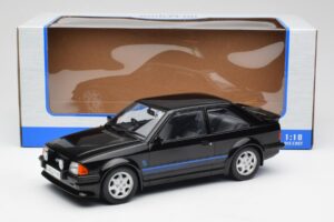 Ford Escort RS Turbo Privatwagen Prinzessin Diana Schwarz MCG 1:18 MCG18420 Druckguss — Bild 6 von 6