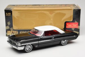 Ford Galaxie 500 Schwarz Sun Star 1:18 1442 Druckguss — Bild 8 von 8