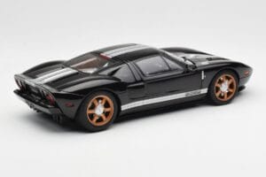 Ford GT Schwarz Mit Weißen Streifen AUTOart 1:18 73023 Druckguss — Bild 3 von 8