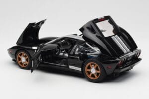 Ford GT Schwarz Mit Weißen Streifen AUTOart 1:18 73023 Druckguss — Bild 5 von 8