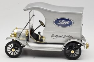 Ford Model T Delivery Truck Silber Eagle Collectibles 1:18 430600 Druckguss — Bild 3 von 6