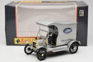 Ford Model T Delivery Truck Silber Eagle Collectibles 1:18 430600 Druckguss — Bild 6 von 6