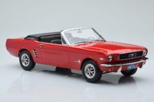 Ford Mustang Cabriolet Rot Norev 1:18 182810 Druckguss — Bild 4 von 6
