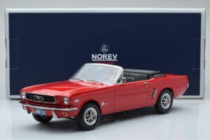 Ford Mustang Cabriolet Rot Norev 1:18 182810 Druckguss — Bild 6 von 6