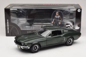 Ford Mustang GT Bullitt mit Steve McQueen Figur Greenlight 1:18 12885 Druckguss — Bild 8 von 8