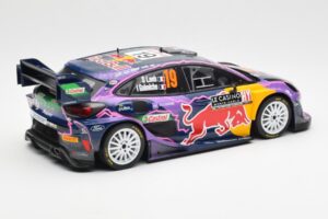 Ford Puma Rally1 #19 S. Loeb / I. Galmiche Rally Monte Carlo Winner 2022 IXO 1:18 18RMC110 Druckguss — Bild 2 von 6