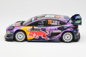 Ford Puma Rally1 #19 S. Loeb / I. Galmiche Rally Monte Carlo Winner 2022 IXO 1:18 18RMC110 Druckguss — Bild 3 von 6