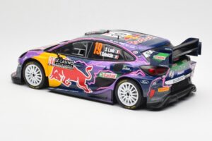 Ford Puma Rally1 #19 S. Loeb / I. Galmiche Rally Monte Carlo Winner 2022 IXO 1:18 18RMC110 Druckguss — Bild 5 von 6