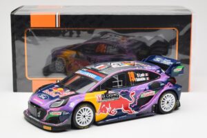 Ford Puma Rally1 #19 S. Loeb / I. Galmiche Rally Monte Carlo Winner 2022 IXO 1:18 18RMC110 Druckguss — Bild 6 von 6