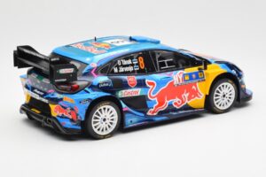 Ford Puma Rally1 #8 O. Tanak / M. Jarveoja 3rd Rally Central Europe 2023 IXO 1:18 18RMC187 Druckguss — Bild 2 von 6