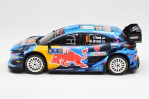 Ford Puma Rally1 #8 O. Tanak / M. Jarveoja 3rd Rally Central Europe 2023 IXO 1:18 18RMC187 Druckguss — Bild 3 von 6