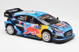 Ford Puma Rally1 #8 O. Tanak / M. Jarveoja 3rd Rally Central Europe 2023 IXO 1:18 18RMC187 Druckguss — Bild 4 von 6