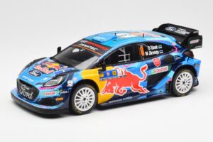 Ford Puma Rally1 #8 O. Tanak / M. Jarveoja 3rd Rally Central Europe 2023 IXO 1:18 18RMC187 Druckguss