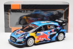 Ford Puma Rally1 #8 O. Tanak / M. Jarveoja 3rd Rally Central Europe 2023 IXO 1:18 18RMC187 Druckguss — Bild 6 von 6