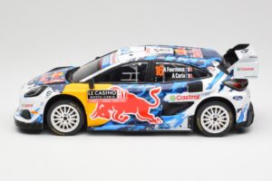 Ford Puma Rally1 WRC #16 A. Fourmaux / A. Coria Rally Monte Carlo 2024 IXO 1:18 18RMC198 Druckguss — Bild 3 von 6