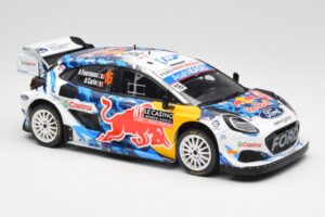Ford Puma Rally1 WRC #16 A. Fourmaux / A. Coria Rally Monte Carlo 2024 IXO 1:18 18RMC198 Druckguss — Bild 4 von 6