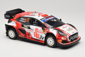 Ford Puma Rally1 WRC #22 M-Sport Ford World Rally Team M. Sesks / R. Francis Rally Poland 2024 IXO 1:18 18RMC215 Druckguss — Bild 4 von 6