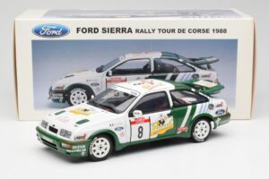 Ford Sierra RS Cosworth #8 D. Auriol / B. Occelli Rally Tour de Corse 1988 AUTOart 1:18 88812 Druckguss — Bild 8 von 8