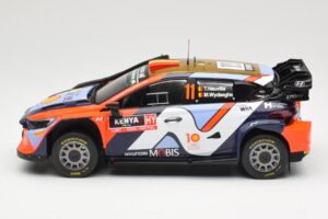 Hyundai i20 N Rally1 WRC Hybrid #11 T. Neuville / M. Wydaeghe Safari Rally Kenya 2024 IXO 1:18 18RMC208 Druckguss — Bild 3 von 6