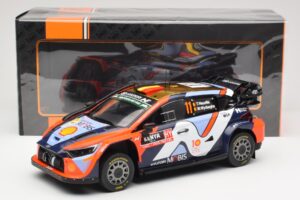 Hyundai i20 N Rally1 WRC Hybrid #11 T. Neuville / M. Wydaeghe Safari Rally Kenya 2024 IXO 1:18 18RMC208 Druckguss — Bild 6 von 6