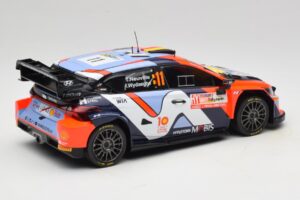 Hyundai i20 N Rally1 #11 T. Neuville / M. Wydaeghe Rally Japan WRC World Champion 2024 IXO 1:18 18RMC228 Druckguss — Bild 2 von 6