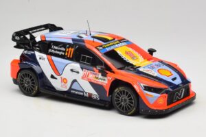 Hyundai i20 N Rally1 #11 T. Neuville / M. Wydaeghe Rally Japan WRC World Champion 2024 IXO 1:18 18RMC228 Druckguss — Bild 4 von 6
