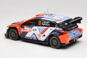 Hyundai i20 N Rally1 #11 T. Neuville / M. Wydaeghe Rally Japan WRC World Champion 2024 IXO 1:18 18RMC228 Druckguss — Bild 5 von 6