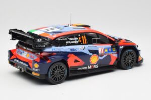 Hyundai i20 N Rally1 WRC #11 T. Neuville / M. Wydaeghe Central European Rally Winner 2023 IXO 1:18 18RMC193 Druckguss — Bild 2 von 6