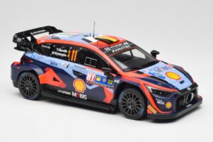 Hyundai i20 N Rally1 WRC #11 T. Neuville / M. Wydaeghe Central European Rally Winner 2023 IXO 1:18 18RMC193 Druckguss — Bild 4 von 6