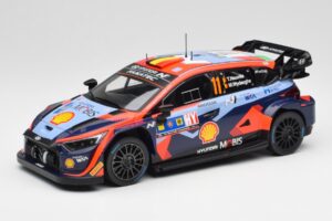 Hyundai i20 N Rally1 WRC #11 T. Neuville / M. Wydaeghe Central European Rally Winner 2023 IXO 1:18 18RMC193 Druckguss