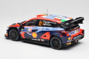 Hyundai i20 N Rally1 WRC #11 T. Neuville / M. Wydaeghe Central European Rally Winner 2023 IXO 1:18 18RMC193 Druckguss — Bild 5 von 6