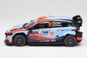 Hyundai i20 N Rally1 WRC #11 T. Neuville / M. Wydaeghe Rally Monte Carlo Winner 2024 IXO 1:18 18RMC194 Druckguss — Bild 3 von 6