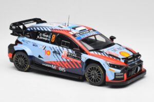 Hyundai i20 N Rally1 WRC #8 O. Tänak / M. Järveoja Rally Monte Carlo Night Version 2024 IXO 1:18 18RMC195 Druckguss — Bild 4 von 6