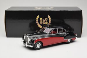 Jaguar Mk VIII Schwarz & Dunkelrot BoS Models 1:18 BOS408 Resin — Bild 6 von 6