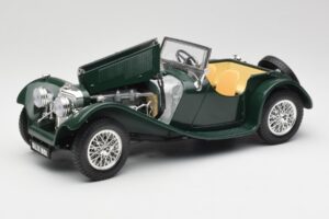 Jaguar SS 100 Roadster Grün Bburago 1:18 3006 Druckguss — Bild 2 von 8