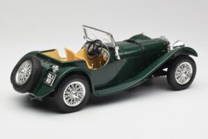 Jaguar SS 100 Roadster Grün Bburago 1:18 3006 Druckguss — Bild 3 von 8