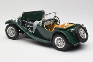 Jaguar SS 100 Roadster Grün Bburago 1:18 3006 Druckguss — Bild 5 von 8