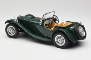 Jaguar SS 100 Roadster Grün Bburago 1:18 3006 Druckguss — Bild 7 von 8