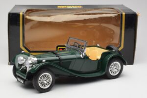 Jaguar SS 100 Roadster Grün Bburago 1:18 3006 Druckguss — Bild 8 von 8