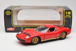 Lamborghini Miura Rot Anson 1:18 30302 Druckguss — Bild 8 von 8