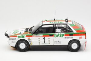 Lancia Delta HF 4WD #1 D. Cerrato Totip Rally Targa Florio 1987 Kyosho 1:18 08960C Druckguss — Bild 4 von 8