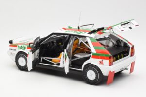 Lancia Delta HF 4WD #1 D. Cerrato Totip Rally Targa Florio 1987 Kyosho 1:18 08960C Druckguss — Bild 5 von 8