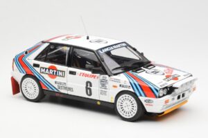Lancia Delta HF 4WD #6 M. Biasion / T. Siviero Martini Rally Monte Carlo 1987 Kyosho 1:18 08960A Druckguss — Bild 6 von 8
