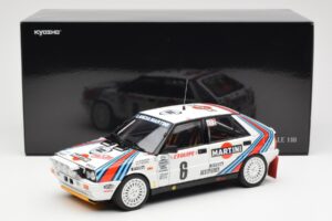 Lancia Delta HF 4WD #6 M. Biasion / T. Siviero Martini Rally Monte Carlo 1987 Kyosho 1:18 08960A Druckguss — Bild 8 von 8
