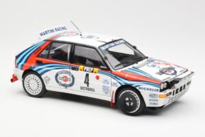 Lancia Delta HF Integrale Evo Martini #4 D. Auriol / B. Occelli Winner Rally Monte Carlo 1992 Kyosho 1:18 08348A Druckguss — Bild 6 von 8