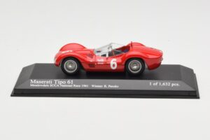 Maserati Tipo 61 #6 R. Penske SCCA National Race Meadowdale 1961 Minichamps 1:43 400611206 Druckguss