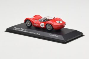 Maserati Tipo 61 #98 C. Shelby Times Mirror Grand Prix Riverside 1960 Minichamps 1:43 400601298 Druckguss — Bild 3 von 4