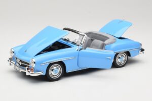 Mercedes 190 SL W121 Hellblau Norev 1:18 183400 Druckguss — Bild 2 von 8