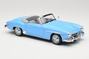 Mercedes 190 SL W121 Hellblau Norev 1:18 183400 Druckguss — Bild 6 von 8