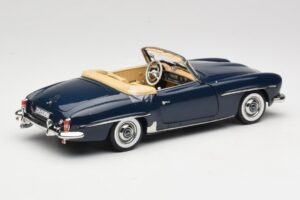 Mercedes 190 SL W121 Middle Blue Norev 1:18 183403 Druckguss — Bild 3 von 8